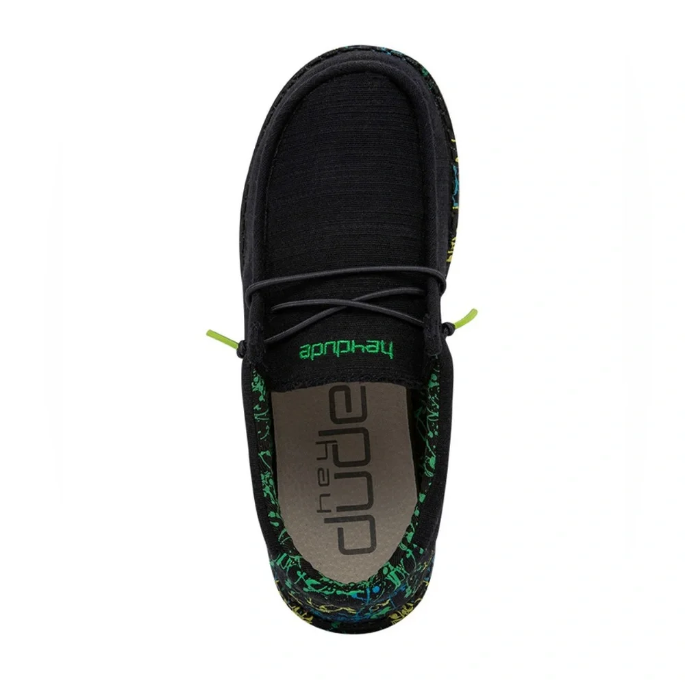 Hey‎ Dude Youth Wally Gecko Shoes Size 3 NEW